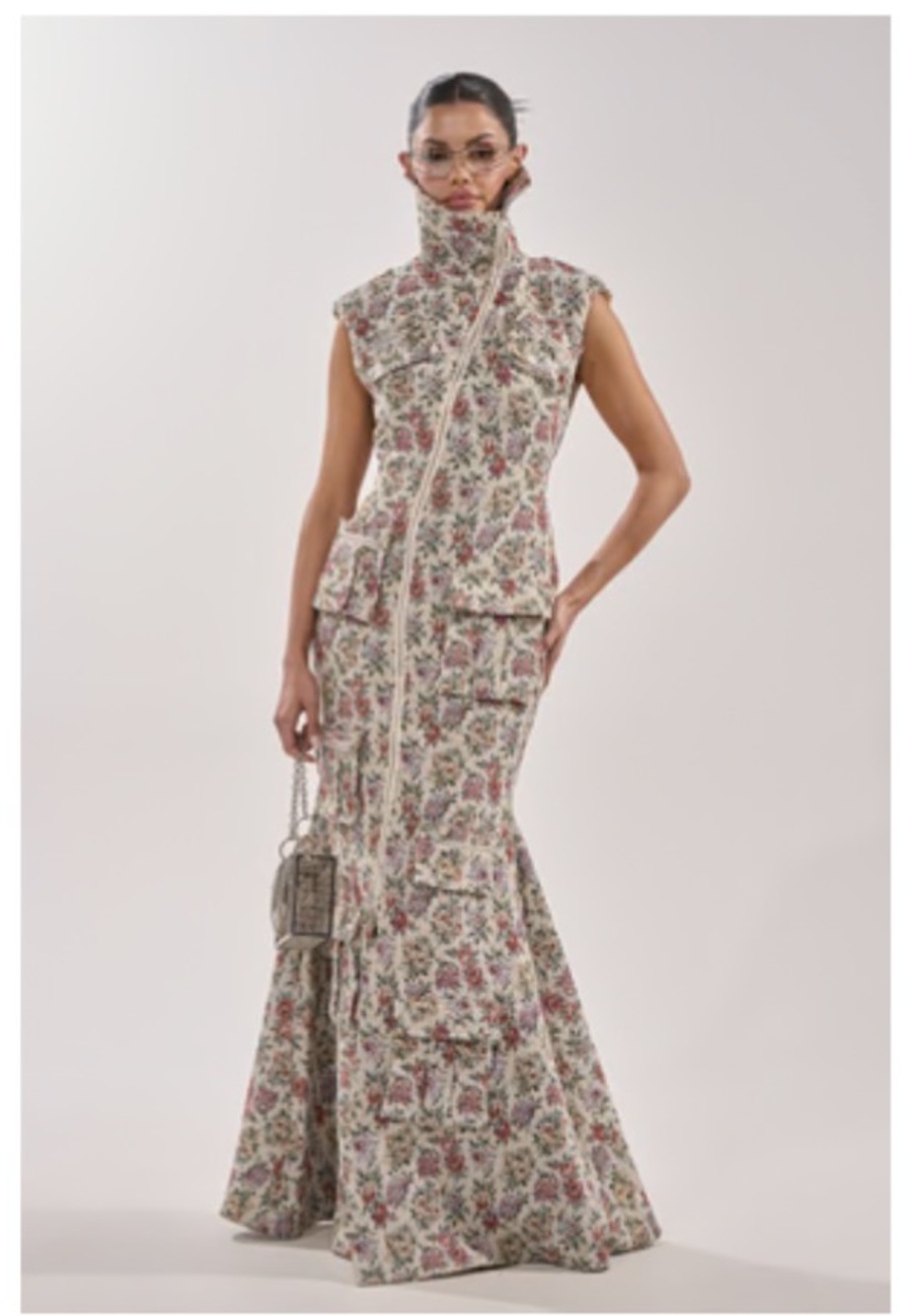 AKIRA FLOWER POWER TAPESTRY MAXI DRESS Size XLXL